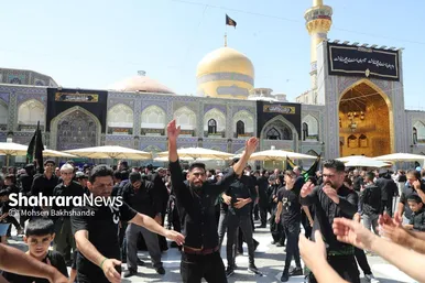 عزاداری روز ۲۸ صفر در حرم مطهر رضوی