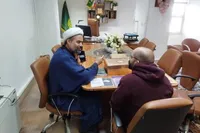 یک هنرمند برزیلی در حرم مطهر رضوی مسلمان شد