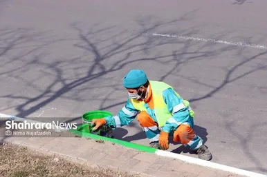 رنگ بهار در خیابان‌های مشهد