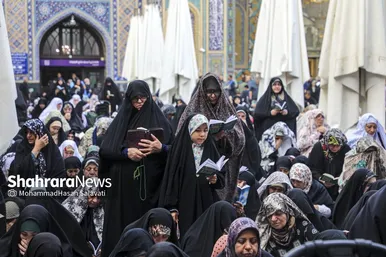 گزارش تصویری | مراسم پر فیض دعای عرفه در حرم مطهر رضوی | سه شنبه ۵ خرداد ۱۴۰۵