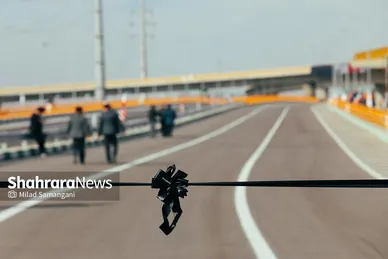 آیین بهره‌برداری از تقاطع چهارسطحی آزادگان مشهد