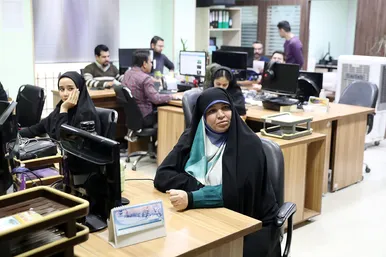 بازدید عضو شورای اسلامی شهر مشهد از موسسه شهرآرا