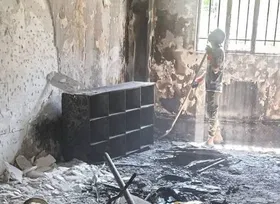آتش&zwnj;سوزی در  مدرسه تلویزیونی