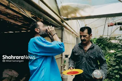 گزارش تصویری | بازسازی صحنه قتل صاحب گلخانه در بلوار شاهنامه