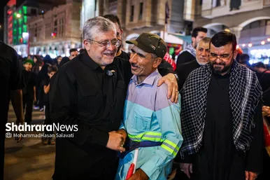 گزارش تصویری |حضور شهردار مشهد در بین کاروان «خدام‌الحسین(ع)» شهرداری مشهد در شهر نجف اشرف