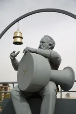 گپ و گفت با محمدحسین ماموریان، درباره ساخت مجسمه «شیرخدا» که در بوستان کوهسنگی جانمایی شده است