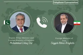 گفت&zwnj;وگوی تلفنی وزرای خارجه ایران و پاکستان درباره صلح منطقه&zwnj;ای