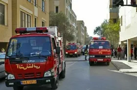نجات ۵ نفر از ساکنان یک مجتمع مسکونی از میان شعله&zwnj;های آتش
