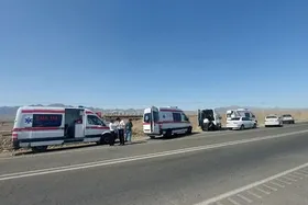 واژگونی مینی بوس در جاده کاشمر ۹ مصدوم بر جا گذاشت + عکس (۱۰ اردیبهشت ۱۴۰۳)