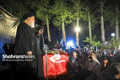 گزارش تصویری | وداع با پیکر مطهر پرستار شهید «حسین عشقی» در مشهد