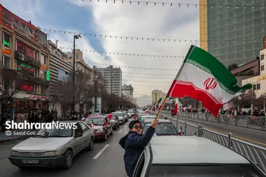 راهپیمایی خودرویی ۲۲ بهمن در مشهد