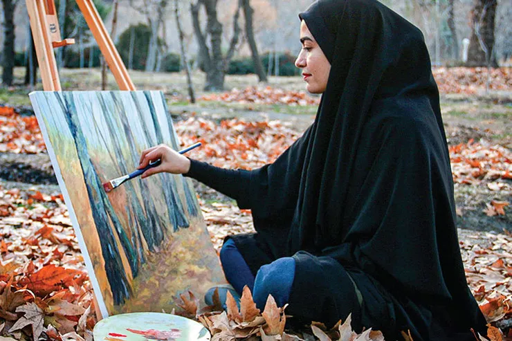 نقاشی زبان من است