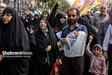 راهپیمایی انزجار مردم مشهد از جنایات رژیم صهیونیستی در لبنان و فلسطین