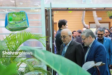 بهره برداری از مرکز مشاوره و امداد گل و گیاه در پارک نیلوفر آبی