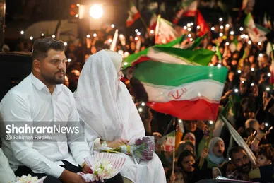 گزارش تصویری | ضیافت خیابانی ۶ زوج ناشنوا برای ترویج ازدواج آسان