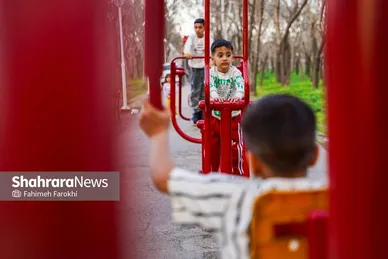 گزارش تصویری | بوستان غدیر مشهد در روز دوم فروردین ۱۴۰۵