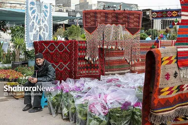 حال و هوای بازار گل در آستانه عید نوروز