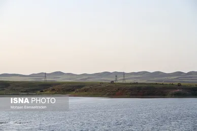 عکس‌هایی از دریاچه بزنگان در خراسان رضوی
