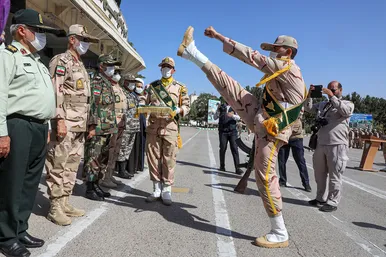 آیین دانش‌آموختگی فراگیران مرکز آموزش مرزبانی خراسان‌ رضوی‎‎