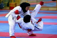کسب مدال طلا بانوی کاراته‌کای دهه هشتادی در ریاض