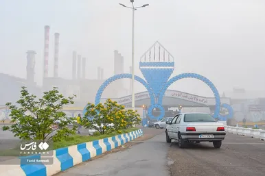 مه در آبادان (۱۹ آذر ۱۴۰۲)