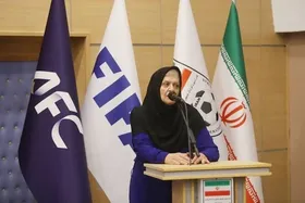 تقدیر شجاعی از تاج در مراسم بدرقه تیم فوتسال  دختران ایران