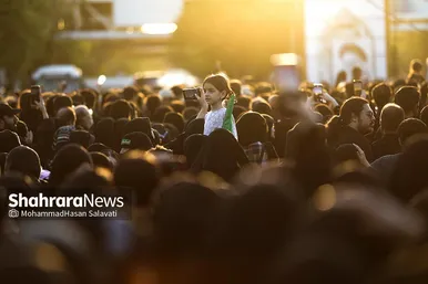 تصاویری از آئین خیمه سوزان عصر عاشورا در مشهد