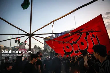 خیمه سوزان عصر عاشورا در مشهد