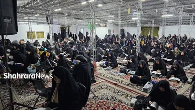 برگزاری مراسم اولین شب قدر در جوار گلزار مطهر شهدای آرامستان بهشت رضا(ع) مشهد