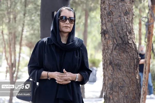 خاکسپاری مادر داریوش فرضیایی برگزار شد + تصاویر