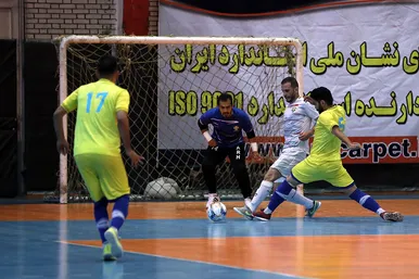 لیگ برتر فوتسال | مسابقه فرش آرا مشهد و  زندی بتن کلاردشت