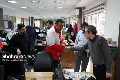 بازدید مدیرعامل جمعیت هلال‌احمر خراسان رضوی از موسسه فرهنگی شهرآرا