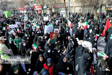 گزارش تصویری (۱) | راهپیمایی ۲۲ بهمن در مشهد