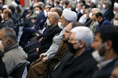 عکس | دیدار جمعی از مسئولان نظام و سفیران کشورهای اسلامی با مقام معظم رهبری