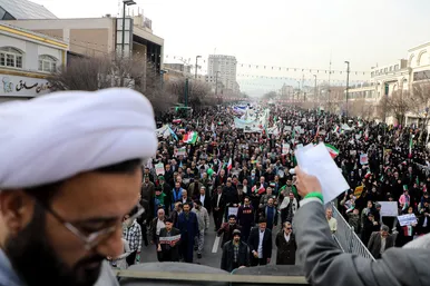 راهپیمایی 22 بهمن در مشهد
