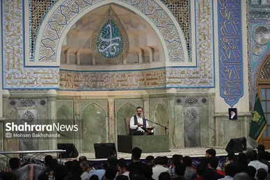 مراسم مناجات شب‌های ماه مبارک رمضان در حرم مطهر رضوی