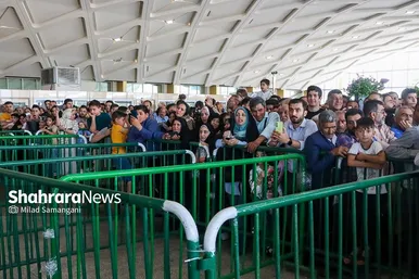 عکس‌های بازگشت اولین کاروان حجاج خراسانی به مشهد