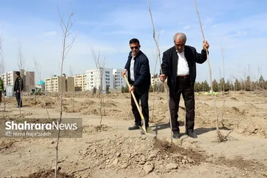 مراسم روز درختکاری در مشهد