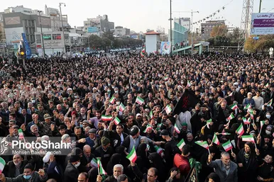 تشییع پیکر شهید مدافع امنیت «حسن براتی» در مشهد