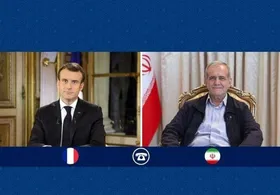 گفت&zwnj;وگوی تلفنی ماکرون و پزشکیان درباره تنگه هرمز