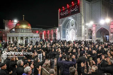 گزارش تصویری | حسینیه حرم | عزاداری سنتی هیئات استان قزوین در حرم مطهر رضوی