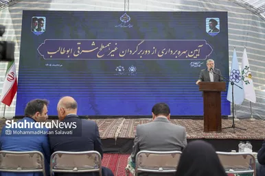 گزارش تصویری | بهره‌برداری از دوربرگردان غیرهمسطح شرقی ابوطالب مشهد