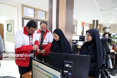 بازدید مدیرعامل جمعیت هلال‌احمر خراسان رضوی از موسسه فرهنگی شهرآرا