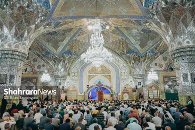 گزارش تصویری | اقامه نماز عید قربان در حرم رضوی (۱۶ خرداد ۱۴۰۴)