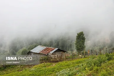 ایران زیباست | روستای «اِسپِرِز» سوادکوه بر فراز ابر‌ها