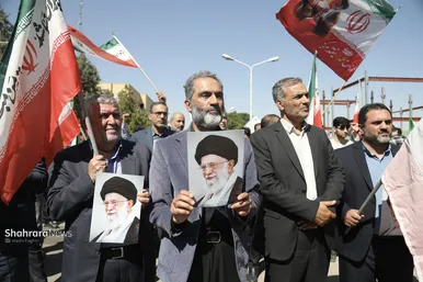 گزارش تصویری | تجمع دانشجویان انقلابی در مشهد