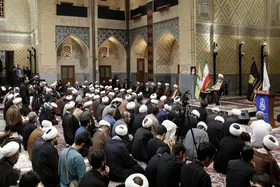 آیین اختتامیه سومین دوره مدرسه تابستانی طلاب در حرم مطهر امام رضا(ع) برگزار شد