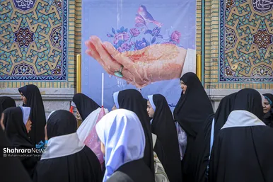 گزارش تصویری | آیین آغاز سال تحصیلی جدید در حرم مطهر رضوی