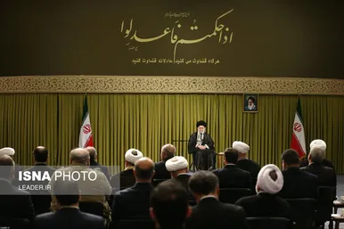عکس‌هایی از دیدار مسئولان قوه‌قضائیه با رهبر معظم انقلاب (۲ تیرماه ۱۴۰۳)
