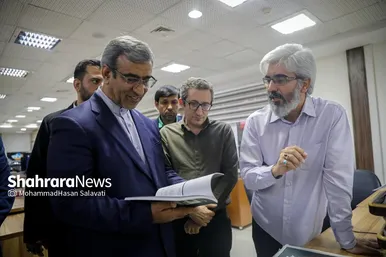 بازدید استاندار خراسان رضوی از موسسه فرهنگی شهرآرا